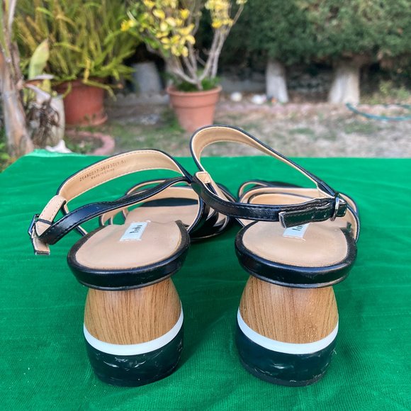 Strappy Pedro Ball Heel Sandals Women's size 36 or US 6 - Picture 3 of 7